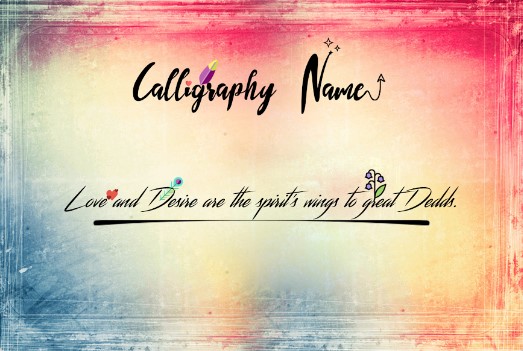 Calligraphy Name