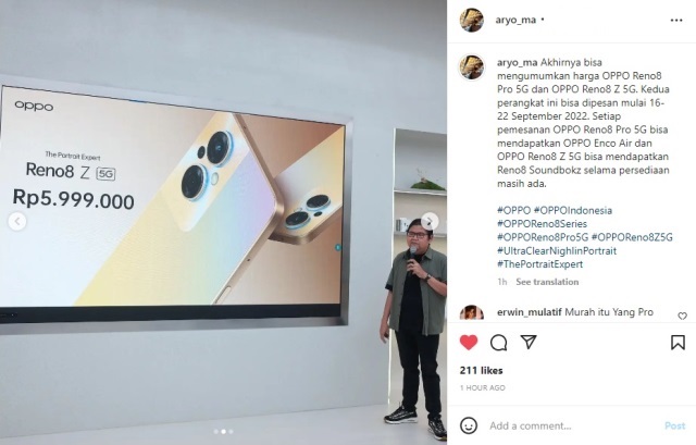 Pengumuman harga Reno 8 Pro 5G dan Reno 8 Z 5G Pengumuman harga Reno 8 Pro 5G dan Reno 8 Z 5G