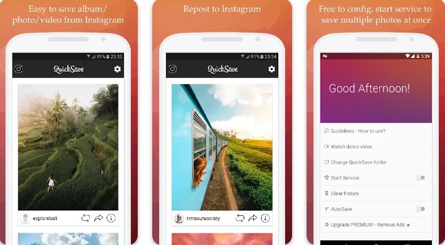 QuickSave for Instagram Aplikasi Download Foto Instagram QuickSave for Instagram Aplikasi Download Foto Instagram