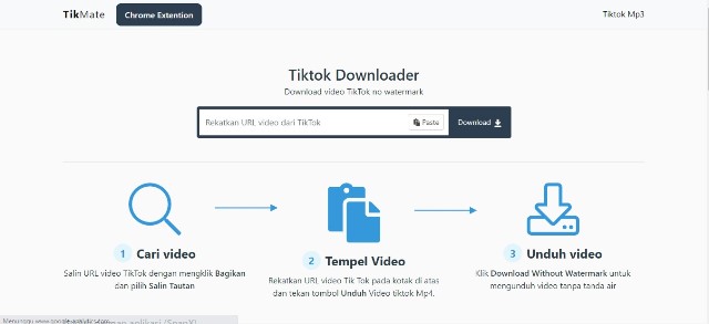 TikMate Situs Download Video TikTok