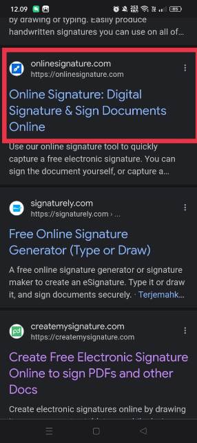 Online Sign