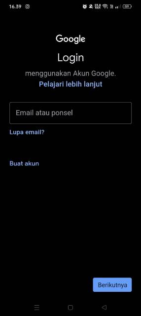masukan alamat email