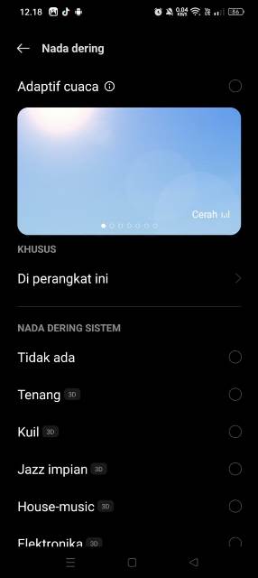 Pilih nada