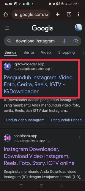IG Downloader