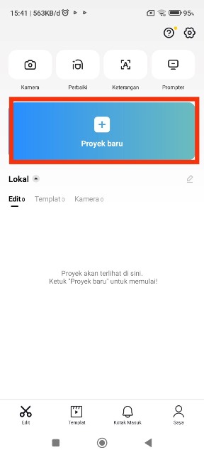 Proyek baru