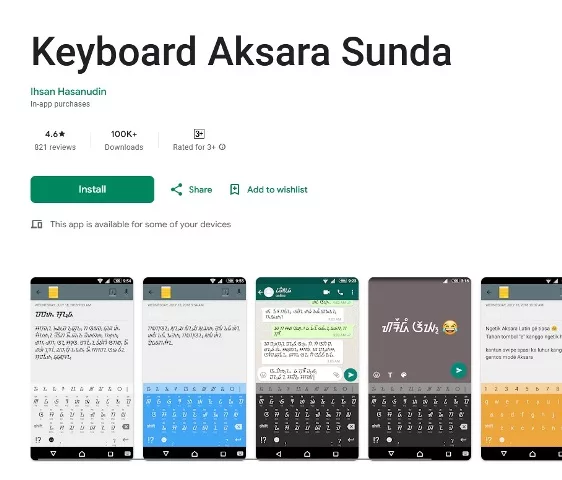 Keyboard Aksara Sunda