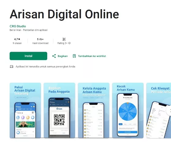 Arisan Digital Online