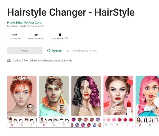Hairstyle Changer HairStyle