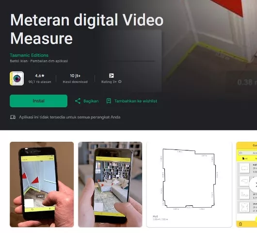 Meteran digital Video Measure Meteran digital Video Measure