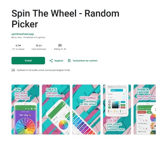 Spin The Wheel Random Picker