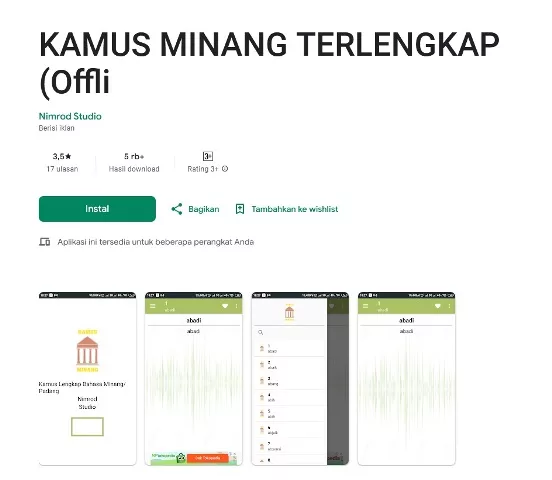 Kamus Minang Terlengkap