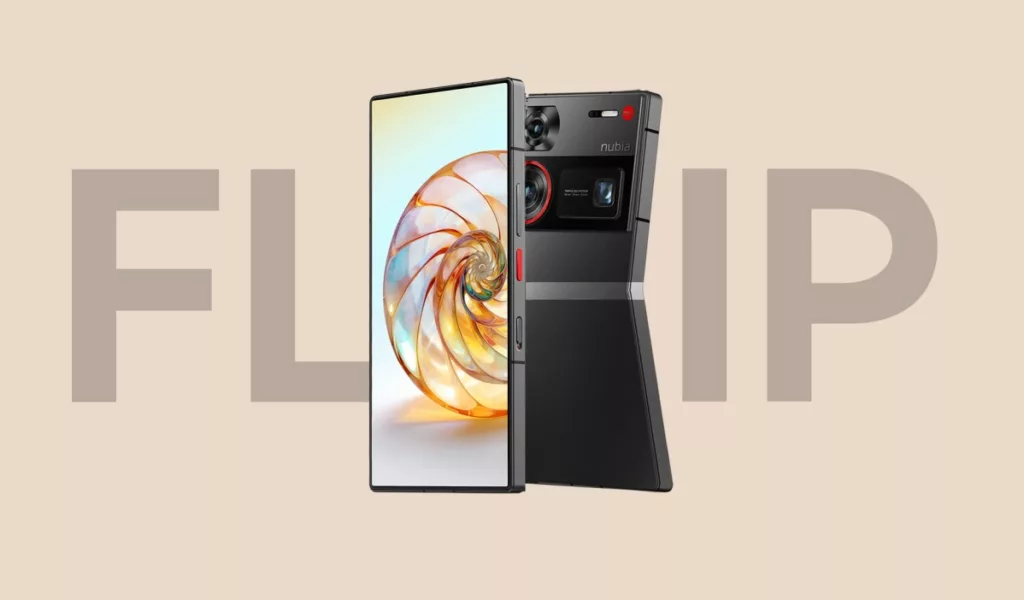 Render Nubia Flip 5G