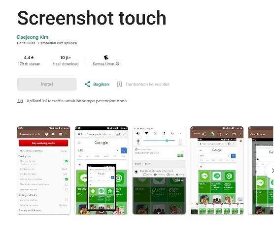 Screenshot Touch