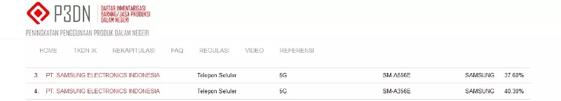 Sertifikasi TKDN Galaxy SM A556E dan SM A356E Sertifikasi TKDN Galaxy SM A556E dan SM A356E