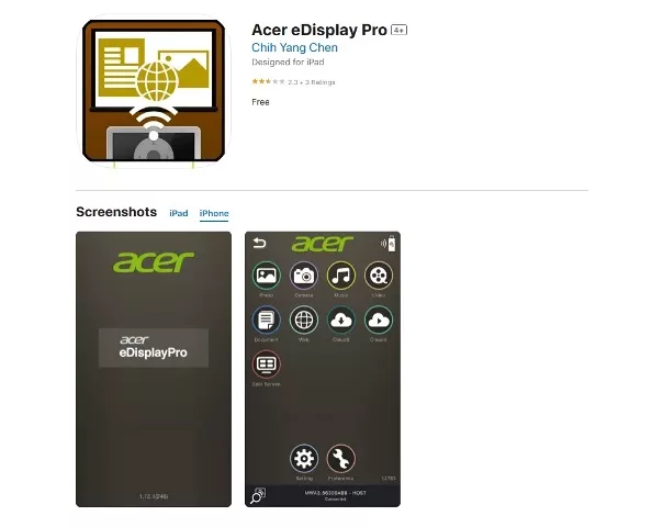 Acer eDisplay Pro Acer eDisplay Pro
