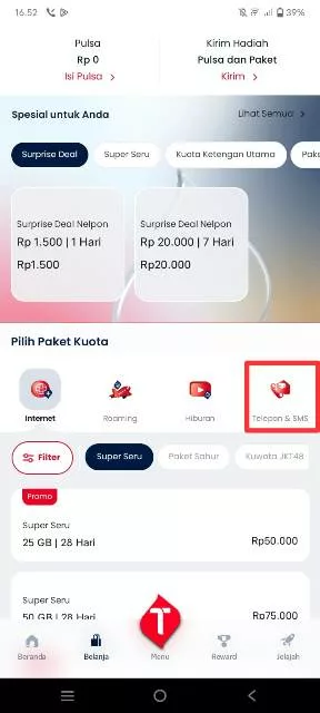 Telepon dan SMS