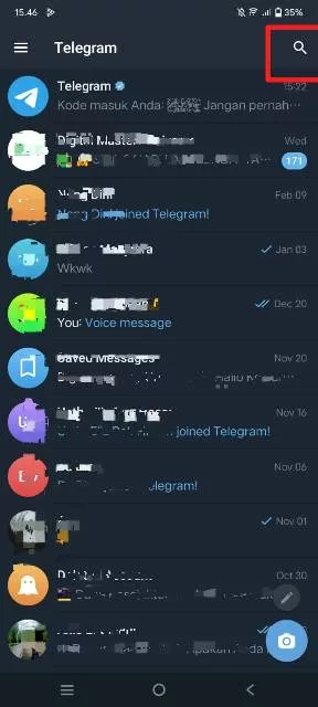 search telegram