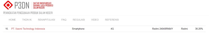 Sertifikasi TKDN Redmi 13 Sertifikasi TKDN Redmi 13