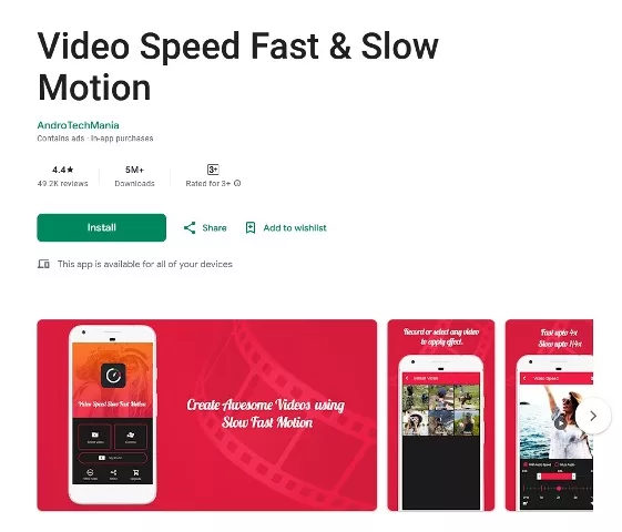 Video Speed Fast & Slow Motion Video Speed Fast & Slow Motion