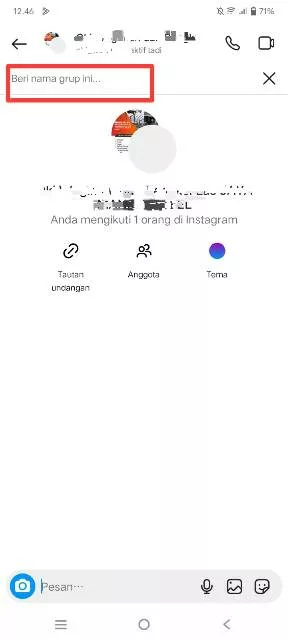 Beri nama grup ini