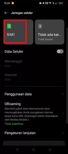 Pilih SIM