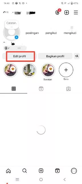 edit profil