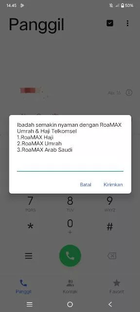 pilih paket