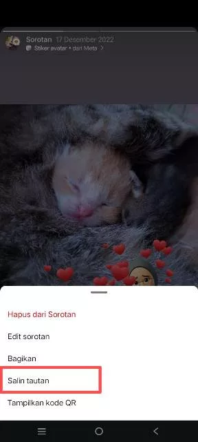 Salin tautan