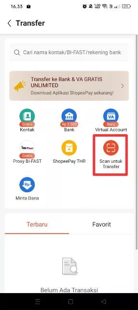 Scan untuk TF