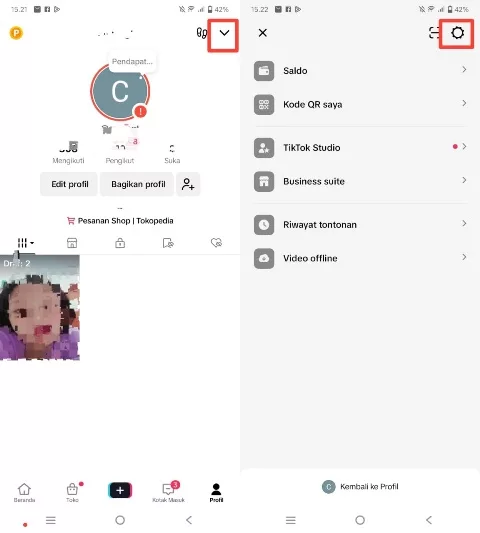 pengaturan privasi