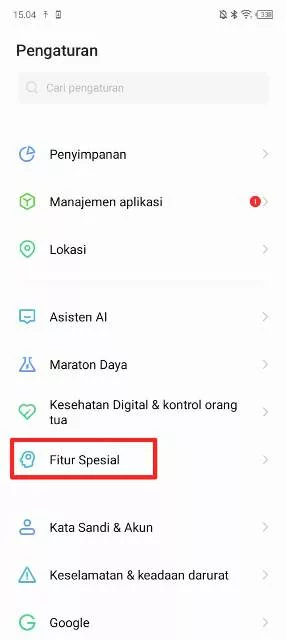 Fitur Spesial