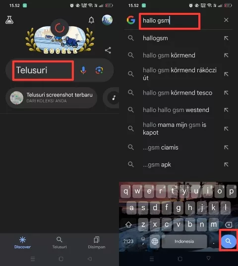 Telusuri web Hallo GSM