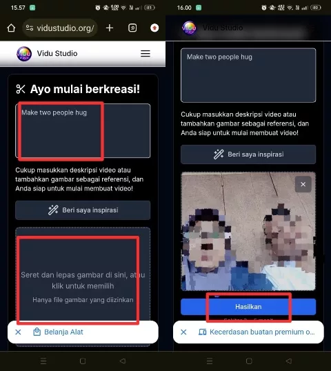 buat video AI hug