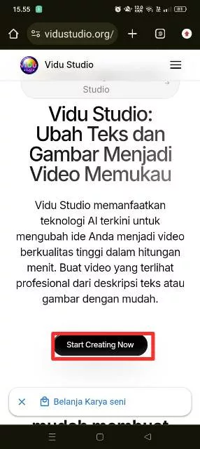 start creating now