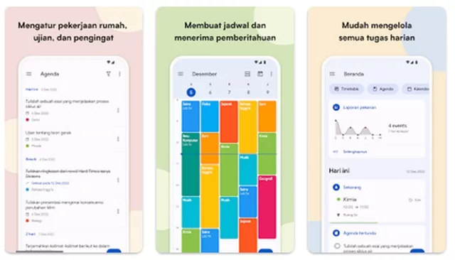 Perencana sekolah dan jadwal