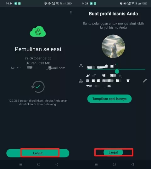 lanjutkan