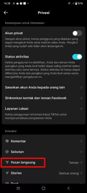 Pesan Langsung