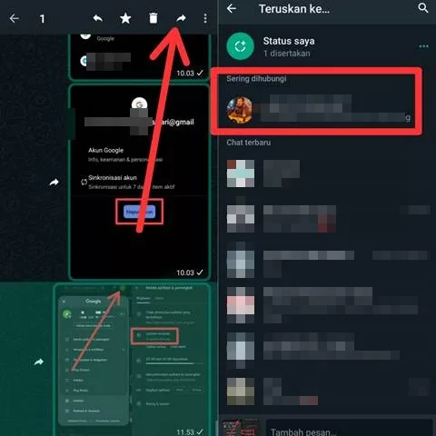 nomor yang sering dihubungi di WA