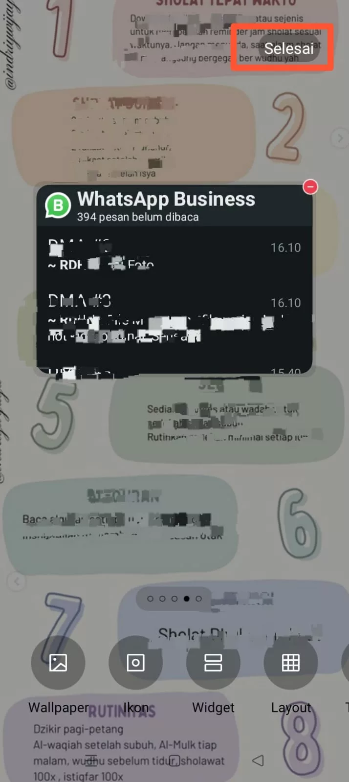 posisikan dan selesai