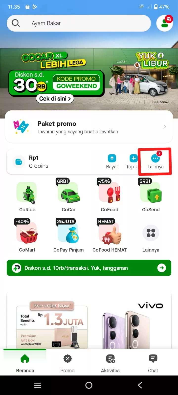 GoPay Lainnya