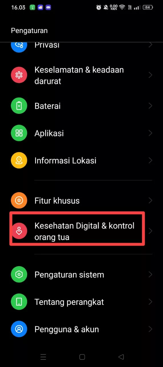 Kesehatan digital dan kontrol orang tua
