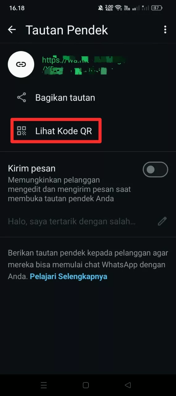 Lihat kode QR