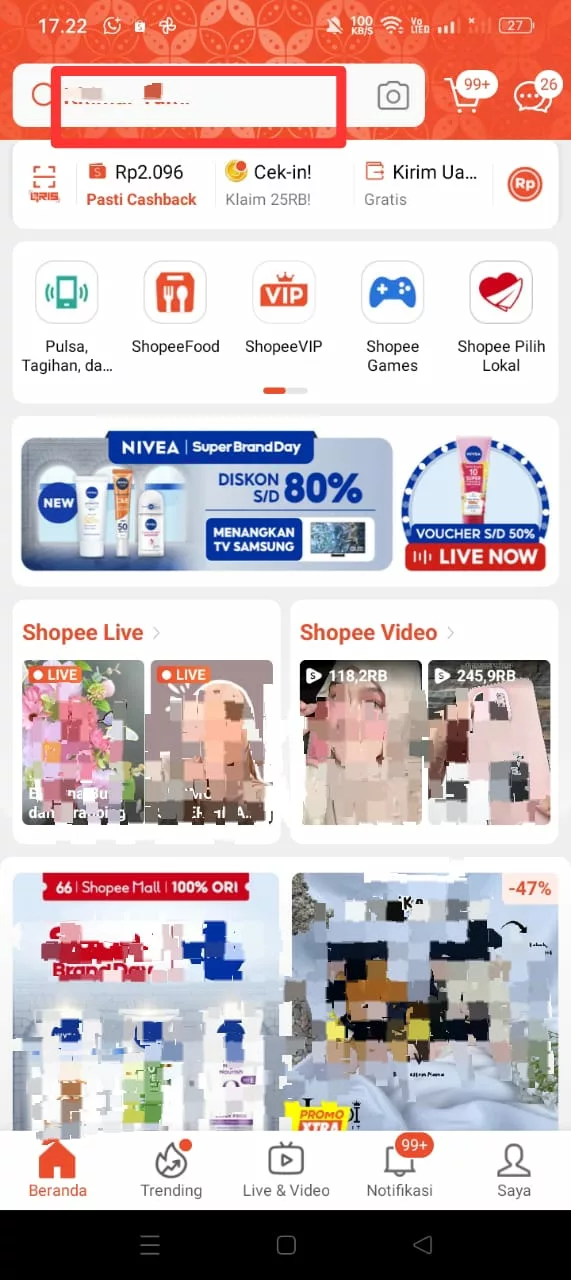 klik dan ketik