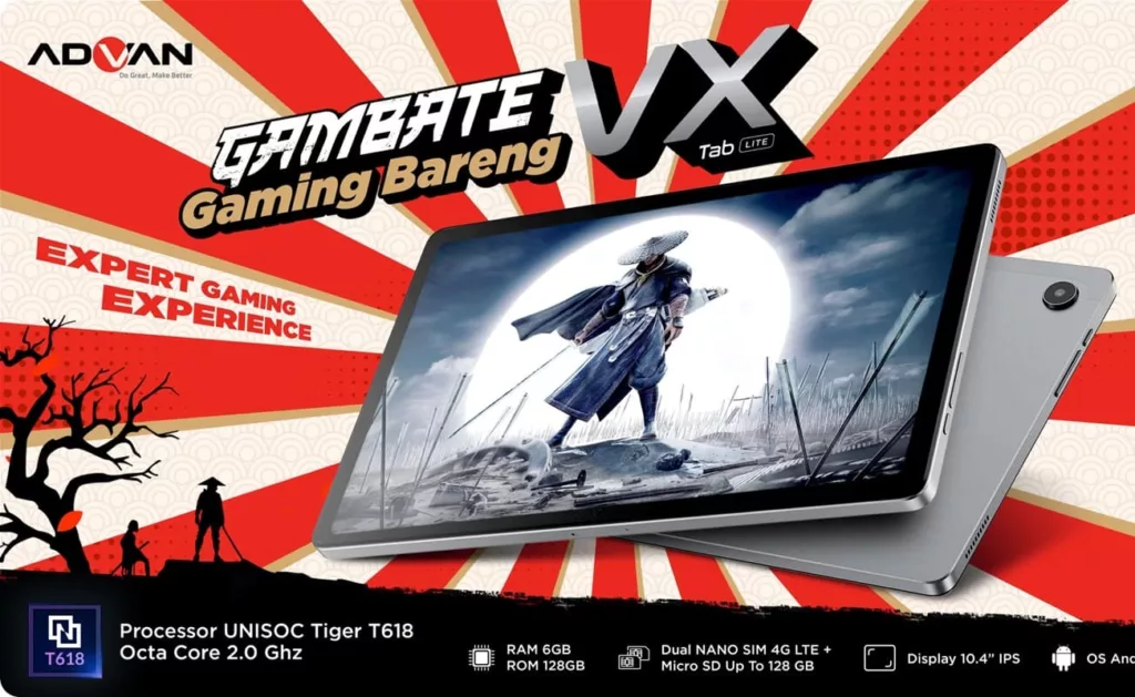 7 Tablet Gaming Murah 1 Jutaan, Cek Sekarang! Advan Tab VX Lite