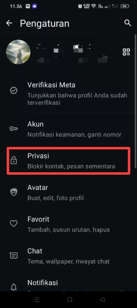 Privasi WA Privasi WA